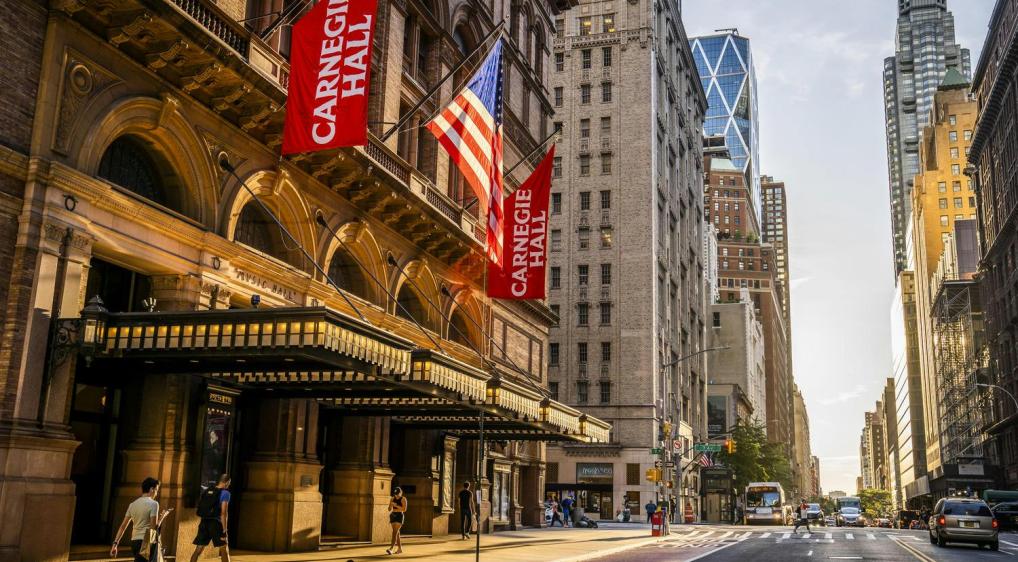 Carnegie Hall day exterior